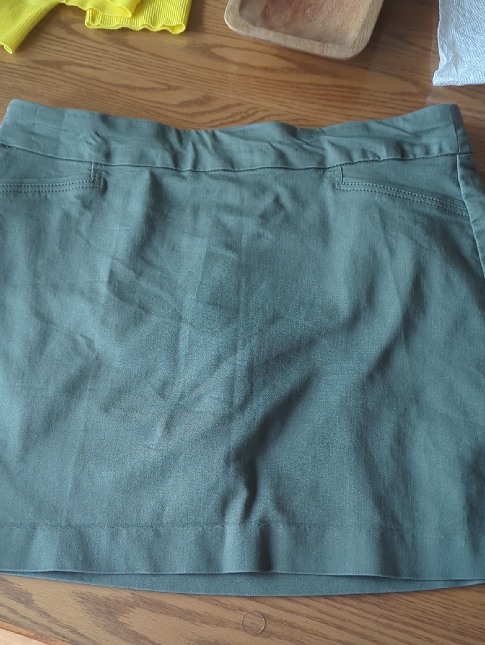 Croft & Barrow Olive Green Skort